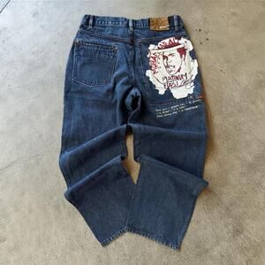 34x34 FUBU Platinum Muhammad Ali Denim Jeans